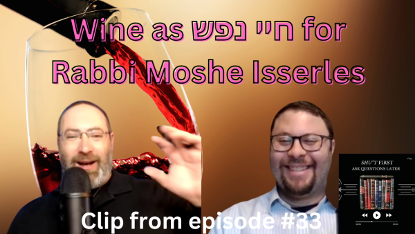 Wine as חיי נפש according to Rabbi Moshe Isserles [Video Clip]