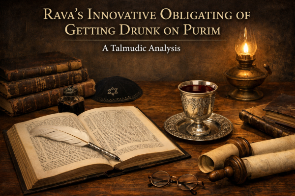Rava’s Innovative Obligating of Getting Drunk on Purim