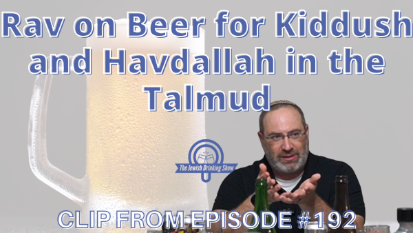 Rav on Beer for Kiddush HaYom and Havdallah in the Talmud [Video Clip]